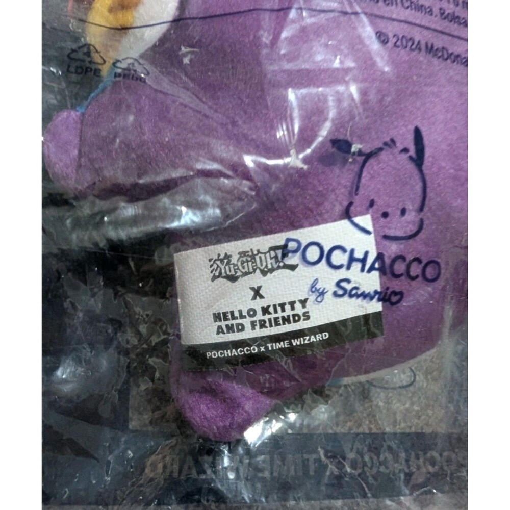 McDonald's Happy Meal Yu-Gi-Oh x Hello Kitty Pochacco Time Wizard Plush New #8 - Picture 3 of 3